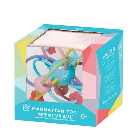 Manhattan Toy Manhattan Ball Rattle and Sensory Teether Toy