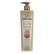 Jergens Natural Glow Sunless Tanning Lotion, Medium to Deep Skin Tone, 10 oz