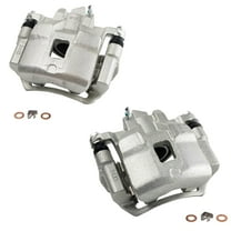 TRQ Front Brake Caliper Set Compatible with 1998-2002 Chevrolet Prizm Toyota Corolla