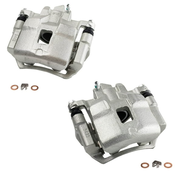 TRQ Front Brake Caliper Set Compatible with 1998-2002 Chevrolet Prizm Toyota Corolla