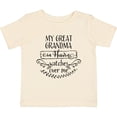 thumbnail image 3 of Inktastic My Great Grandma in Heaven Watches over Me Boys or Girls Baby T-Shirt, 3 of 5