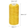 thumbnail image 3 of Unique Bargains Yellow Polyester Waxed Leather Sewing Thread, 55 Yards, 3 of 6