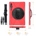 thumbnail image 2 of Case de tableta para Samsung Galaxy Tab S7 Plus/S8+/S7 Fe 12.4 '' con soporte de rotación de 360 ° y correa de mano y correa para el hombro Ikkle TabS7 plus/S8+/S7 FE 12.4, 2 of 10