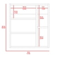 thumbnail image 3 of Neat Storage for Toiletries - Keep Your Bathroom Tidy with a Beige Pine Cabinet, 3 of 4