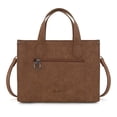 thumbnail image 5 of Montana West Women's Aztec Leather Tote Bag Set with Wallet Stylish Handbag for Everyday Use, Brown, 5 of 7