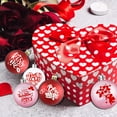 thumbnail image 5 of 12 Pcs Valentines Day Ball Ornaments 2.36 Inch Red Pink White Valentines Day Letter Hanging Decorations Balls Hanging Pendants for Tree Valentine's Day Party Supplies Decorations, 5 of 7