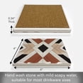 thumbnail image 2 of Thirstystone Aztec Wood Single Stone Tumbled Tile Coaster Create Your Own Set, 2 of 7