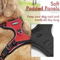 thumbnail image 3 of rabbitgoo No-Pull Pet Harness with 2 Leash Clips  Adjustable Soft Padded  Reflective No-Choke Pet Oxford Vest with Easy Control Handle for Large Dogs  Pink  L, 3 of 9