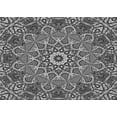 thumbnail image 1 of Ahgly Company Machine Washable Indoor Rectangle Transitional Dark Gray Area Rugs, 5' x 8', 1 of 7