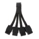 thumbnail image 1 of Cable de 16 pines (12 + 4) 12Vhpwr de 10cm con funda negra, accesorios portátiles duraderos, Cable de alimentación PCIe 5,0 GPU para Cable de, 1 of 8