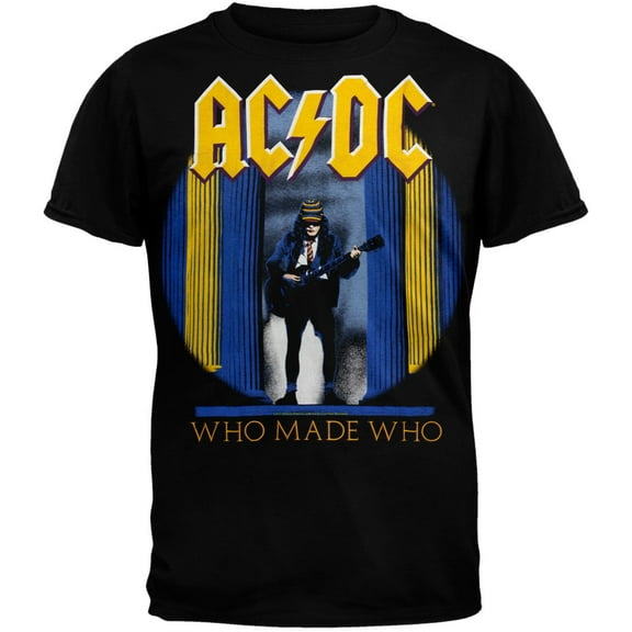 AC/DC Men's Circle Who Made Who Short Sleeve T Shirt