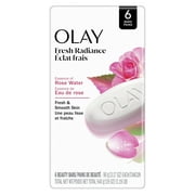 Olay Bar Soap Fresh Outlast, Rose Scent, Beauty Bars 3.75 oz (6 Count)