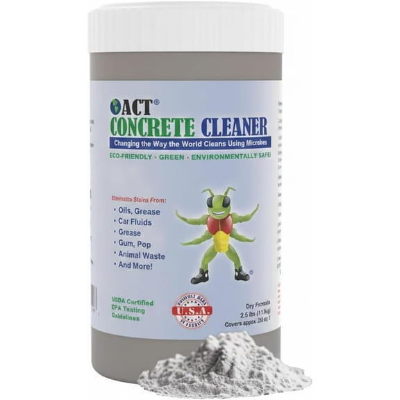 ACT CC2002 Concrete Cleaner Dry Formula 2.5 LBS
