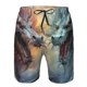 thumbnail image 3 of Fotbe White And Red Storm Dragon Trajes de Baño Estampados para Hombre, Shorts de Verano de Secado Rápido, Ropa de Playa, Bañadores-3X-Large, 3 of 6