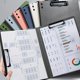 thumbnail image 5 of Typpkmm A4 File Folders Clipboard Writing Pad Memo Clip Board Double Clips Test Paper Storage Organizer, 5 of 7