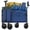 blue, variant on Foldable trolley, equipped with wheels, with a load capacity of 220 pounds, a sturdy and durable mini foldable portable van with adjustable handles