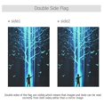 thumbnail image 4 of Yayeee Garden Flag 12" x 18" Double Sided Outdoor Yard Lawn Holiday Decorations, Blue Tree, 4 of 6