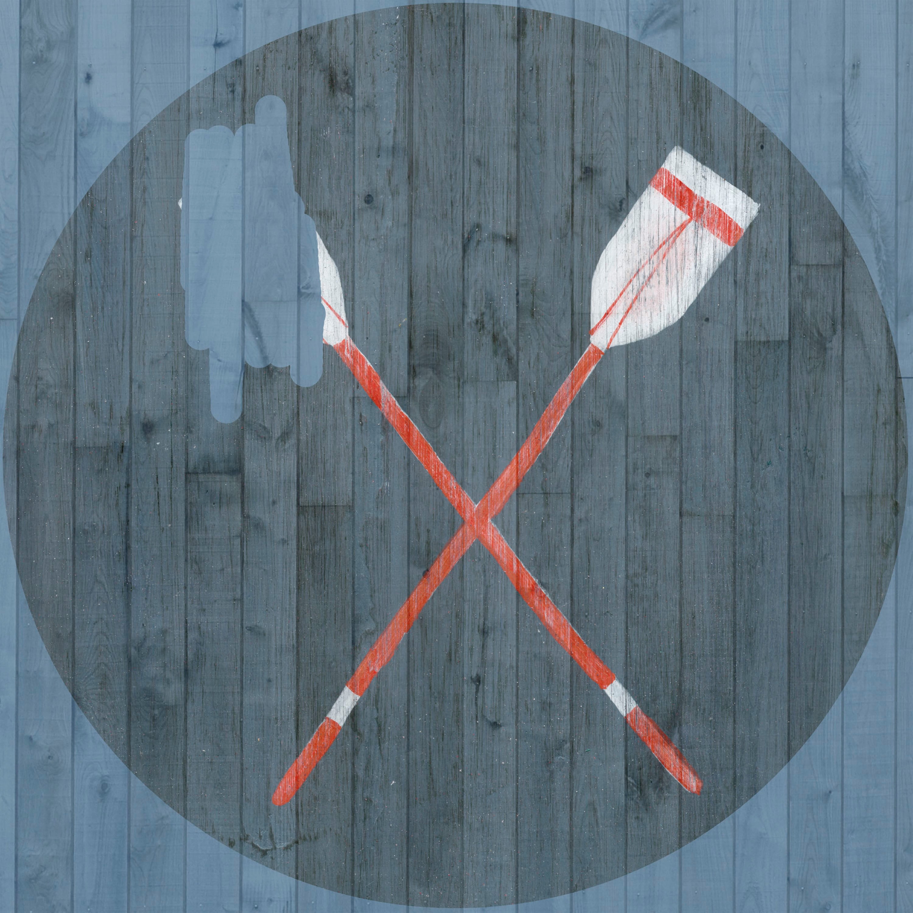 Marmont Hill "Crossed Oars II" Painting Print on Wrapped Canvas