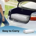 thumbnail image 4 of Quictent Carport Replacement Tarp Canopy Top Cover with Edge with Bungees Balls, for 10x20 ft Garage Party Tent Shelter - White, One Roof Only, 4 of 8