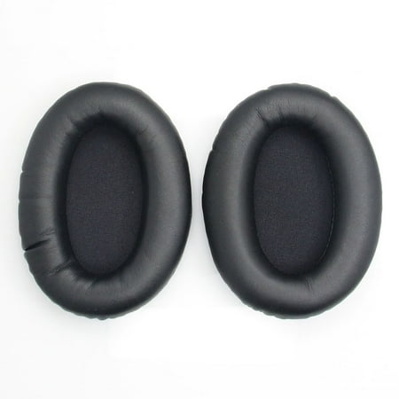 

2pcs Leather Headset Earmuffs for HyperX Cloud Flight/Flight S (Black)