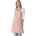 thumbnail image 1 of Qucyy Kitchen Apron Waterdrop Resistant Cotton Apron with adjustable Aprons for Women with Pockets 10 Color option Cooking Powder Pink Apron (Powder Pink), 1 of 5