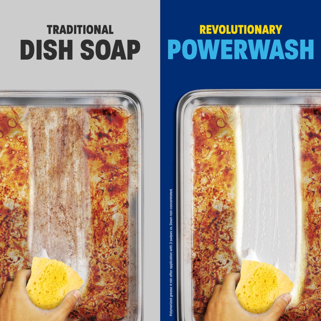 (4 pack) Dawn Powerwash Spray, Dish Soap, Dishwashing Liquid, Fresh, 1 Starter Kit, 16 Fl Oz