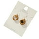 thumbnail image 5 of Pendientes con forma de gota de gato de dibujos animados, sencillos e interesantes, con forma de tapa de botella, joyería decorativa para mujer (1 pieza negra + 1 pieza blanca), 5 of 5
