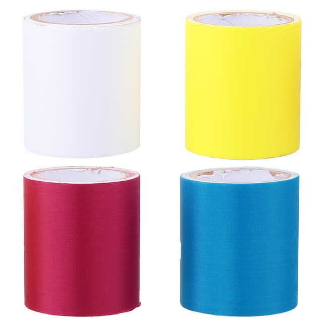 MasteelfCA 4 Rouleaux de Patchs Thermocollants pour Couture, Réparation de Patchs pour Sac, Chapeau, Pantalon, Jeans