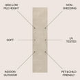 thumbnail image 6 of JONATHAN Y SCANDINAVIAN 2 x 8 Runner Rug, Hallie Minimalist Curve Geometric - Beige/Cream, SCN100D-28, 6 of 9