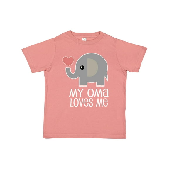 Inktastic My Oma Loves Me Grandchild Boys or Girls Toddler T-Shirt
