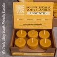 thumbnail image 4 of Sunbeam Candles 100% Beeswax Votives | 6-ct Box Prayer Candles | 15-Hour Burn Time Each | Made in USA, 4 of 6
