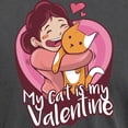 thumbnail image 3 of CafePress - My Cat Is My Valentine T Shirt - Mens Comfort Colors Shirt, 3 of 5