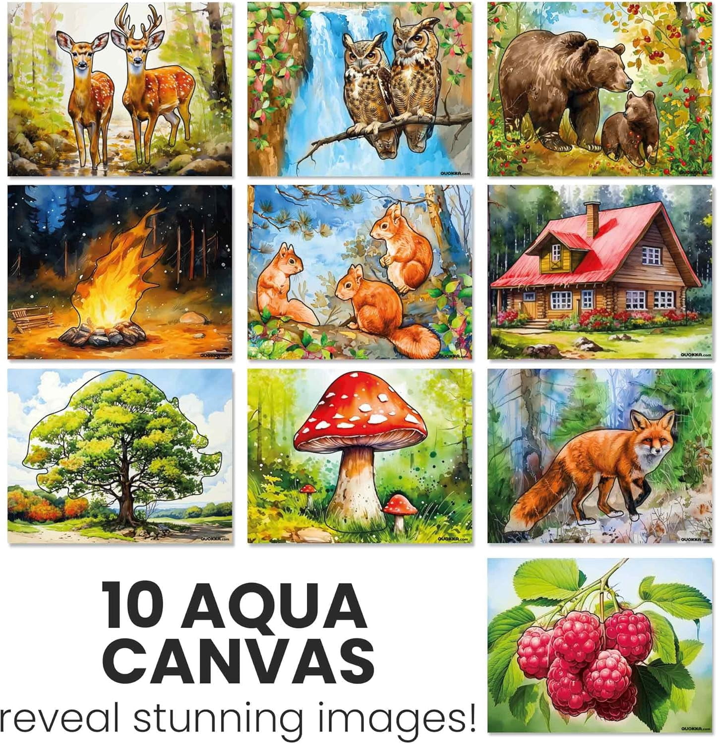 Quokka Dementia Activities for Seniors - Water Painting Alzheimers Products for Elderly - Activity Kits for Dementia Patients