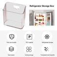 thumbnail image 5 of Clear Egg Holder Large Capacity, Easy Access, Stackable, Versatile Refrigerator Side Door Egg Storage Container – Convenient Fridge Organizer and Kitchen Accessory, 5 of 5