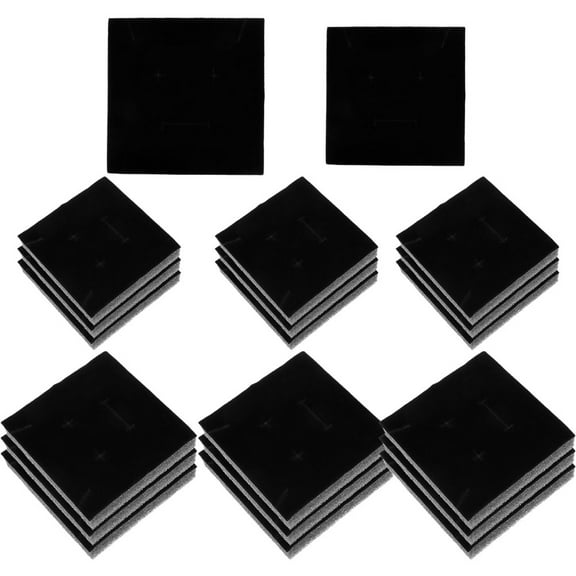PAMINGONO 20pcs Jewelry Box Inserts Sponge Organizers For Rings Jewelry Display Padding For Protection Organization Fit
