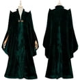 thumbnail image 1 of Minerva Cos McGonagall Cosplay Costume Professor McGonagall Robe Outfit Cloak Halloween Carnival Costume Gift, 1 of 3