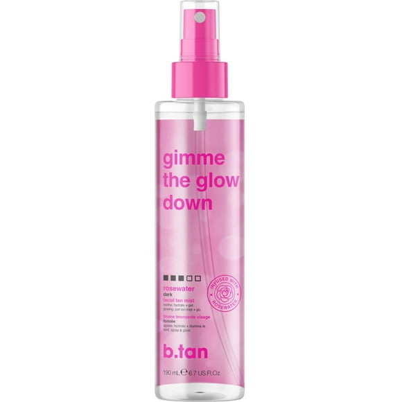 b.tan gimme the glow down facial tan mist 190mL
