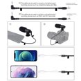 thumbnail image 4 of Matsuzay 4 en 1 Bluetooth Handheld Vlog Live Broadcast Kits Video Camera Cage Handheld Stabilizer Film Making Rig para teléfonos inteligentes Accesorios de cámara y óptica  mit Ringfülllicht, 4 of 8