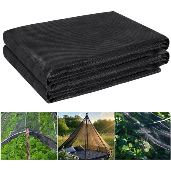 Heavy-Duty Garden Mesh Netting 9.8 x 32.8ft  Upgraded Strong Plant Protection Screen, Reusable Pest & Bird Barrier, Breathable Shade Mesh Cover for Vegetables, Fruits & Flower Bed