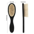 thumbnail image 6 of OPALESQUE 2pcs Slick Back Hair Brush,Soft Bristle Smoothing Hair Brushes for Women,Curly Hair Detangling,Restores Shine, Beard Brush for Men, Professional Barber Accessories, 6 of 7