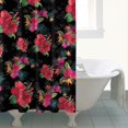 thumbnail image 5 of Waterproof Pioneer Shower Curtain 84x72 Inch Polyester Unique Colorful Floral Shower Curtain for Bathroom Hotel Home Decor with 12 Plastic Hooks, 5 of 5