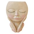 thumbnail image 1 of WDOplteas Cara Cabeza Estatua Maceta Macetas para Plantas Suculentas Maceta Nórdica (A), 1 of 8