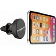 thumbnail image 2 of CHARGEWORX Magnetic Air-Vent Swivel Mount, Universal Magnet Stand for Smartphones and Portable Devices, Car Cellphone Holder with Rubber Base, Adjustable Phone Mount with 360-Degree Rotation, Black, 2 of 7