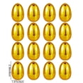 thumbnail image 2 of LmnLft 16pc Metallic Easter Egg Set - 2.36" Fillable Plastic Eggs with Glitter Finish for Candy/Treat Storage, Egg Hunt Games & Basket Stuffers, 2 of 8
