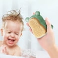 thumbnail image 2 of Cute Bear Shaped Handle Grip Nail Cleaning Brush For Children With Soft Gentle Massage, 2 of 6
