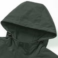 thumbnail image 4 of LYSMORA 2026 Men's Multi Pocket Hood Utility Softshell Jacket, Cargo Zipper Waist Pockets Hook Loop Cuff Long Sleeve Loose Fit Hiking Travel Outerwear, 4 of 7