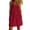 Red, variant on Lovzfmll Tank Dress for Women, Crew Neck Sleeveless, Casual Mini Dress Beige, S
