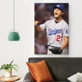 thumbnail image 4 of Yu Darvish Canvas Poster Wall Art Poster Scroll Canvas Painting Picture Living Room Decor Home 24x36inch(60x90cm), 4 of 6
