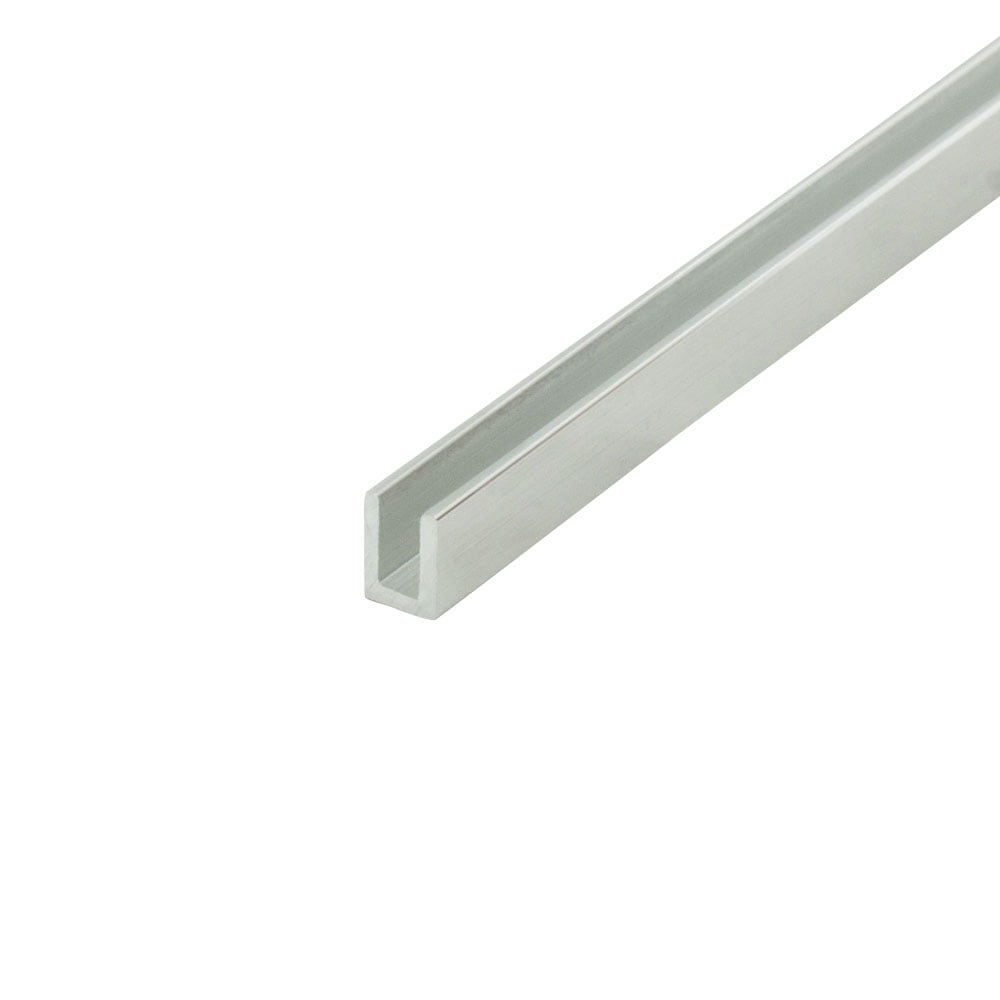 Outwater Alu757P Polished 1/8" Inside Dimension Aluminum UChannel/C