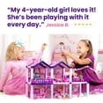 thumbnail image 4 of Casa de muñecas TOMLEON Dream con 2 princesas, 4 unicornios, perro y muebles, 4 of 9